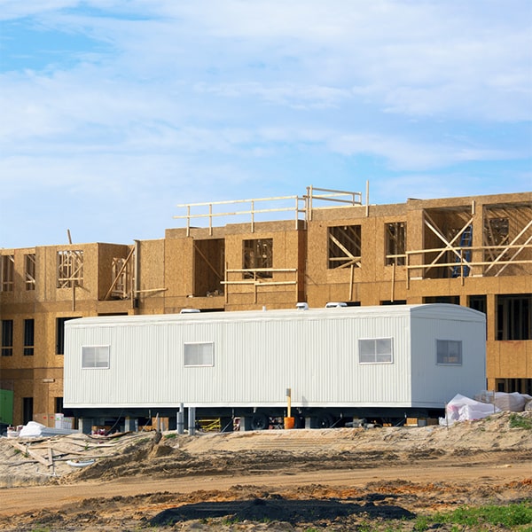 our construction site office trailers are built to meet safety and building code requirements for construction sites